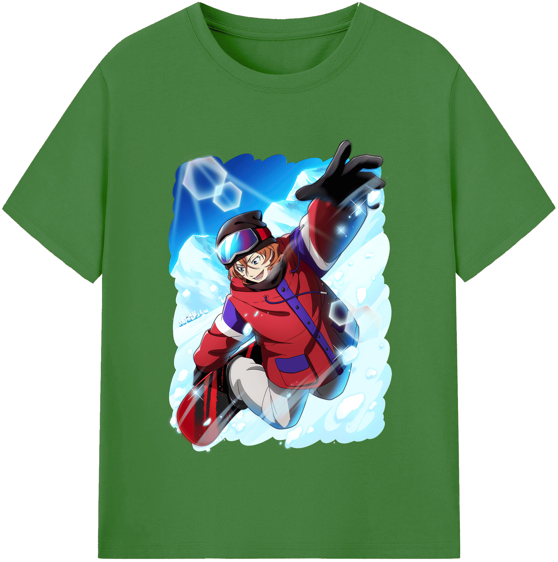 （画像用） 文豪ストレイドッグス Bungo Stray Dogs レディースカジュアルプリントTシャツ（綿100％）